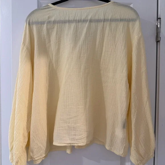Esby Light Yellow Women's Top - Picture 2 of 4
